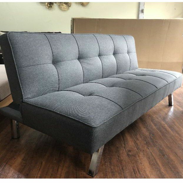 Sofa giường - Sofa Bed cao cấp chân kim loại mạ Crôm