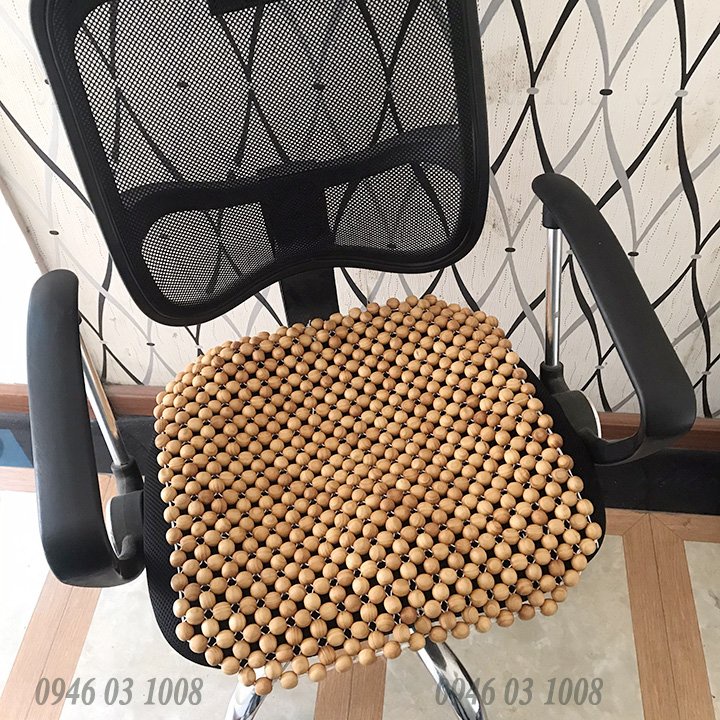 Lót ghế văn phòng 📌FREESHIP📌 Tấm đệm ghế văn phòng hạt gỗ Thông 18 li chất lượng cao