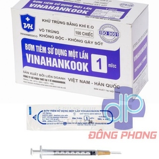 [HCM] Bơm kim tiêm 1 ml (cc) hộp 100 cái