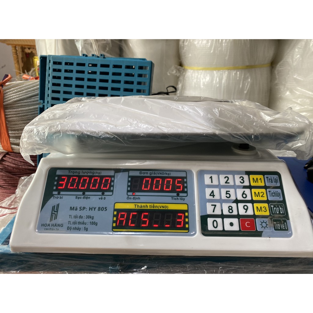 CÂN ĐIỆN TỬ 30KG GIÁ RẺ FULL CHỨC NĂNG