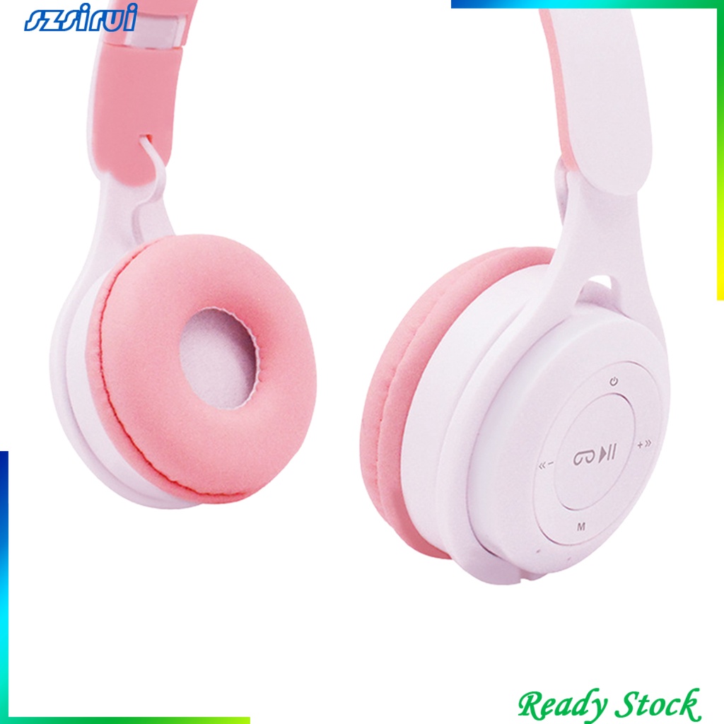 Tai Nghe Hình Tai Mèo Điều Chỉnh Âm Lượng Dành Cho Người Lớn Và Trẻ Em