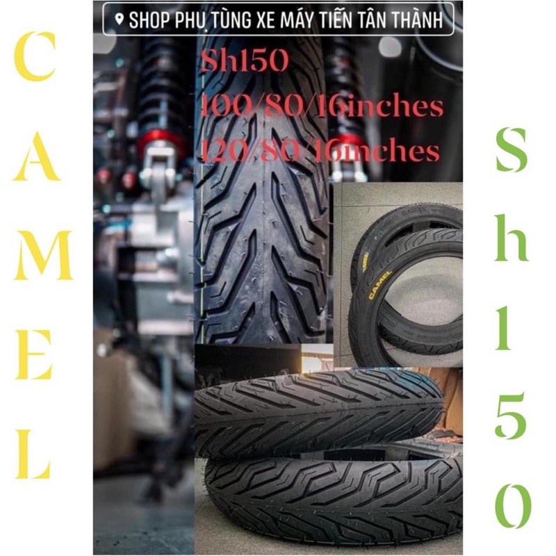 Cặp vỏ lốp camel Citi Grip-Pro SH Ý 150 - SHVN - SH 300i. CAMEL CMI _ cameltire