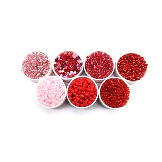 Túi 10g hạt thủy tinh nhỏ nhiều màu sắc dễ thương