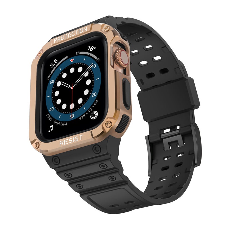 Bộ Dây Đeo + Vỏ Bọc Chống Va Đập 45mm Kèm Dây Đeo Cho Đồng Hồ Apple Series 7 Band 45mm Series 7 41mm