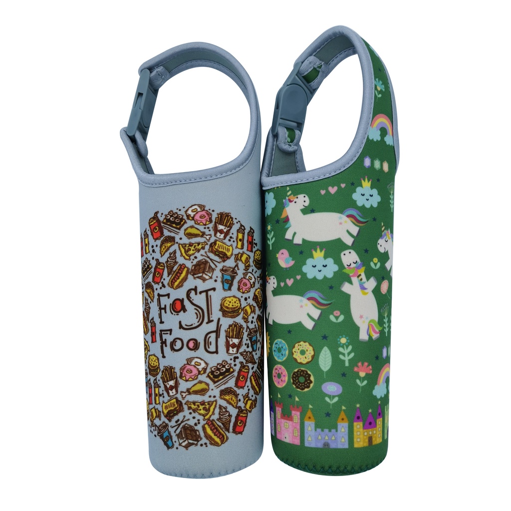 Bình Nước Giữ Nhiệt Họa Tiết Hoạt Hình Dễ Thương 550ML (6.7 * 18.5CM)