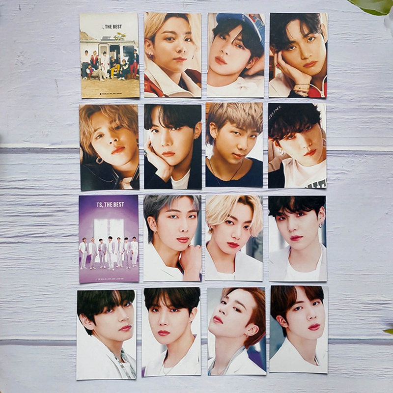 Mimgo01 8pcs BTS "THE BEST" photo card postcard