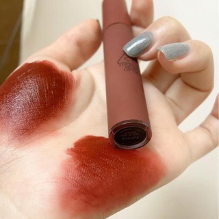 Son 3CE Kem Velvet Lip Tint Màu Taupe - đỏ nâu