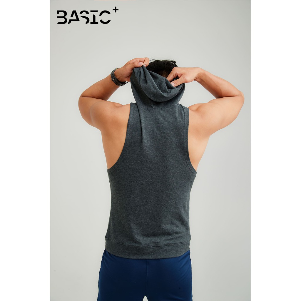 [Mã FAMALLT5 giảm 15% đơn 150K] Áo tanktop hoodie squat nam After All, màu xám - A03-02