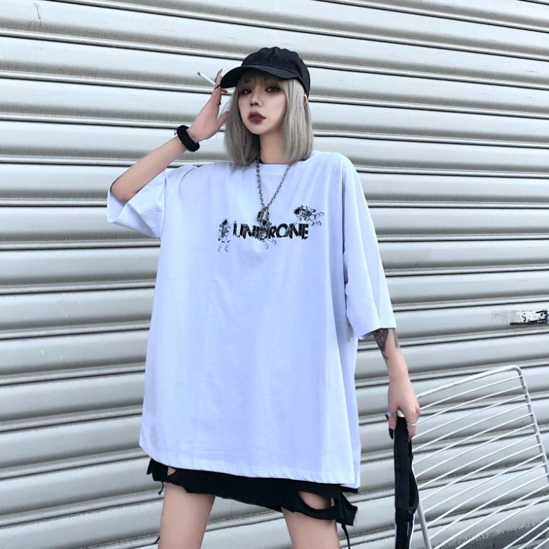 Áo thun tay lỡ Áo Thun Tay lỡ nam nữ, áo phông unisex from rộng Oversize, áo phông form rộng ( V53 )