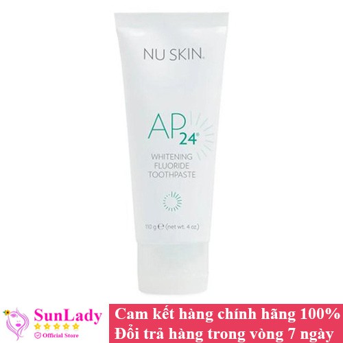 Kem đánh răng làm trắng răng nhập khẩu Mỹ AP24 Nu Skin Whitening Flouride Toothpaste chính hãng