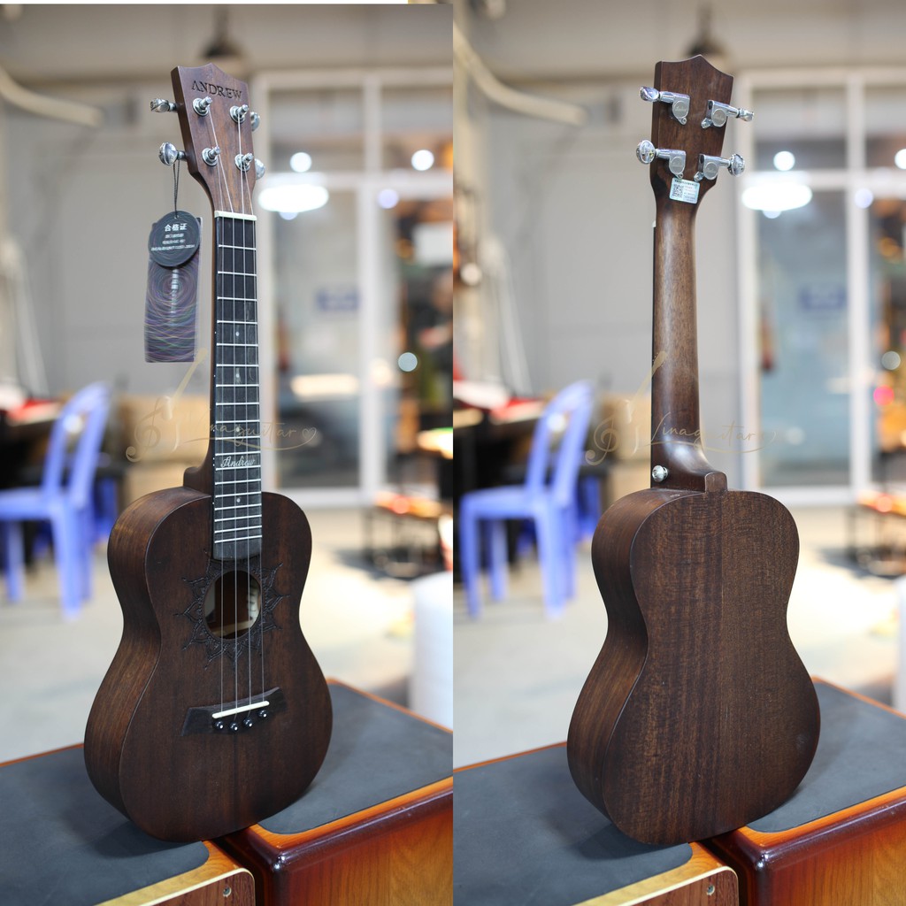 Đàn Ukulele Concert Anrew LH01 - Vinaguitar Phân Phối Chính Hãng