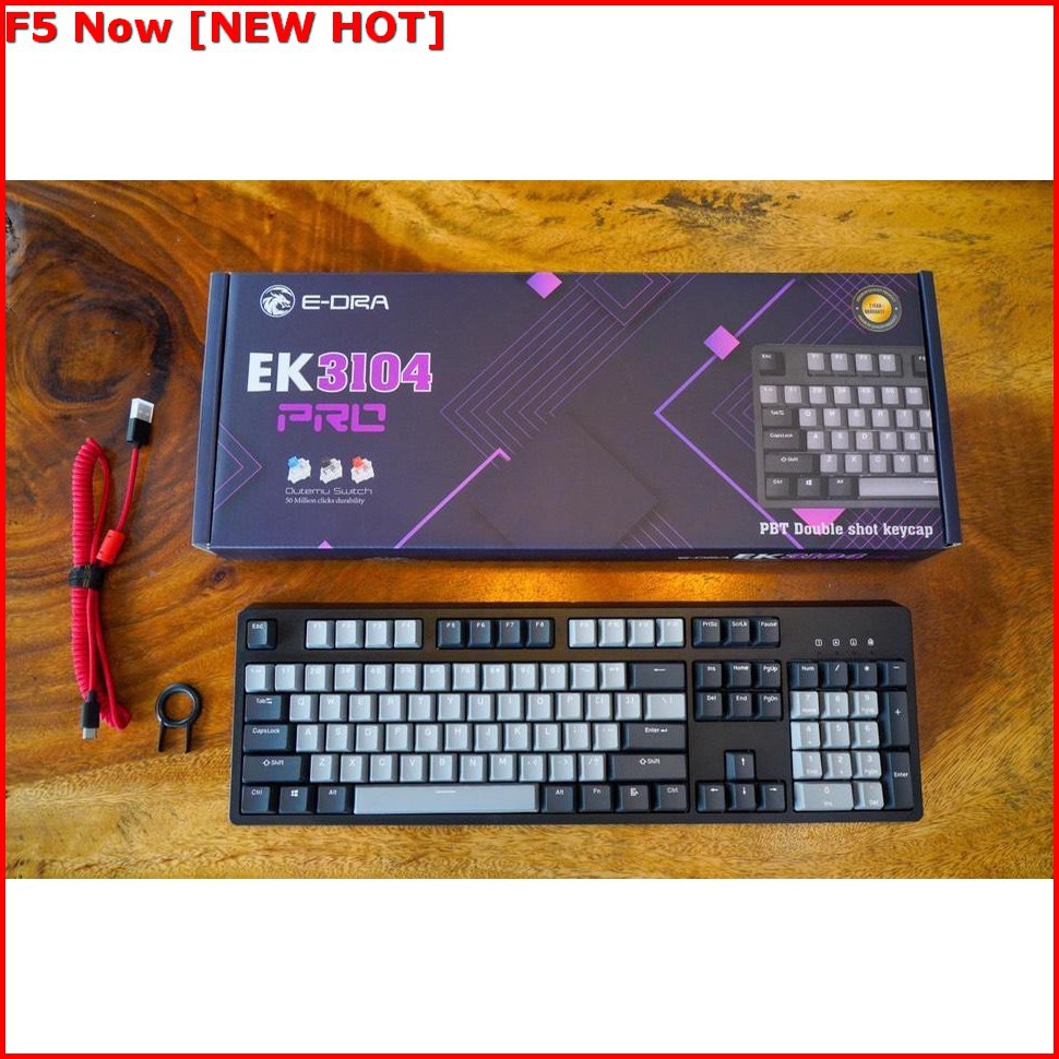 [CỰC CHẤT] Bàn phím cơ E-Dra EK3104 phiên bản Pro cực chất