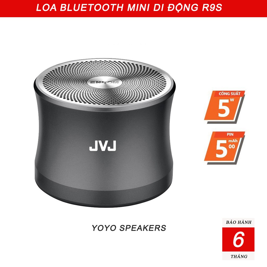 Loa Bluetooth Mini di động R9S loa di dộng kết nối Điện Thoại, máy tính bảng, Siêu Trầm hỗ trợ TWS ghép đôi - BH 6 tháng