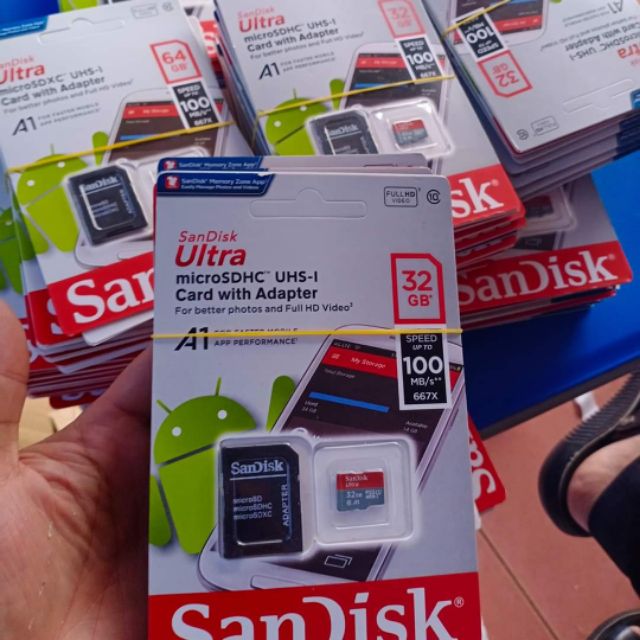 Thẻ nhớ 32g /64 ghi bảo hành 5 năm