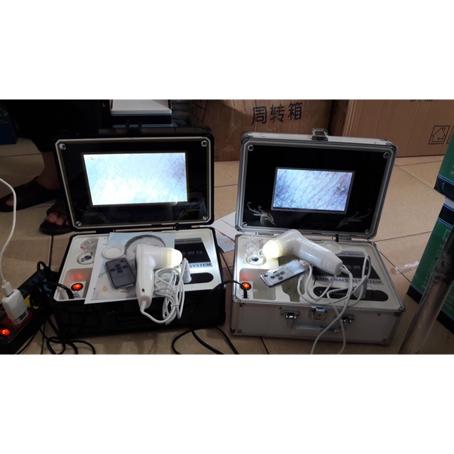 Máy soi da có màn hình 9in có chụp ảnh