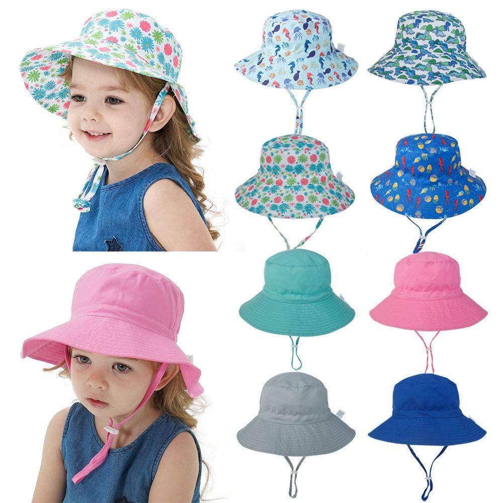 Bộ 2 Mũ Bơi Chống Nắng Chống Tia UV Bảo Vệ Tai Dành Cho Trẻ Em