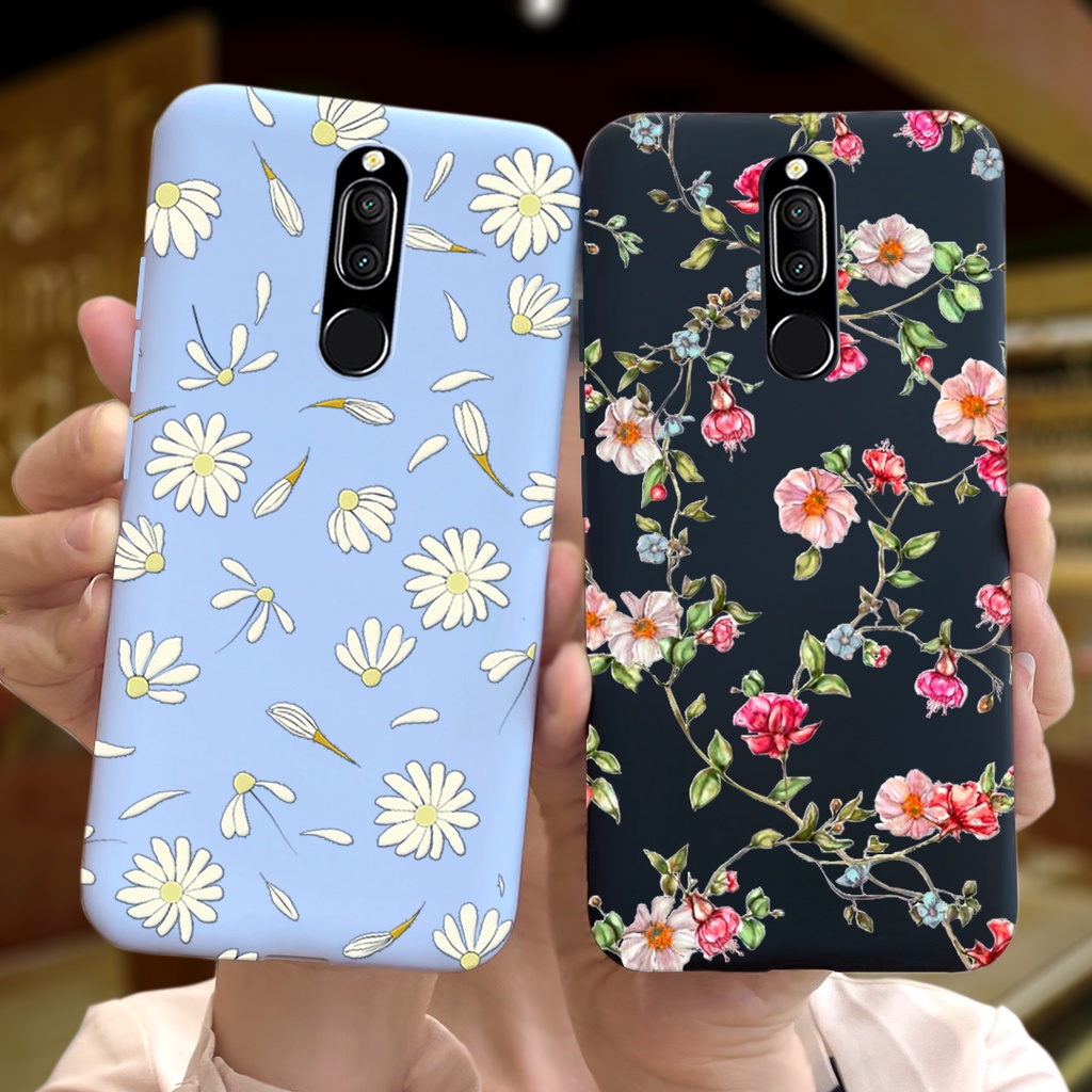 Ốp điện thoại TPU mềm họa tiết hoa hoạt hình dễ thương cho Huawei Nova 2i Huawei Mate 10 Lie Rne-L21 / L22 / L23