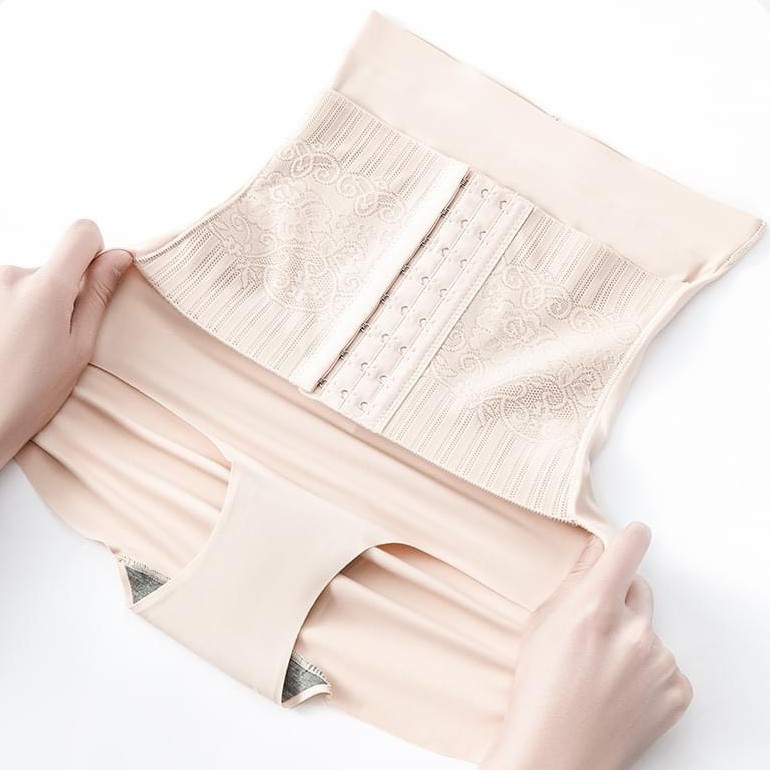 Gen đúc cài trước cạp cao , gen nịt bụng mặc váy 801 không gian eva KGE | BigBuy360 - bigbuy360.vn