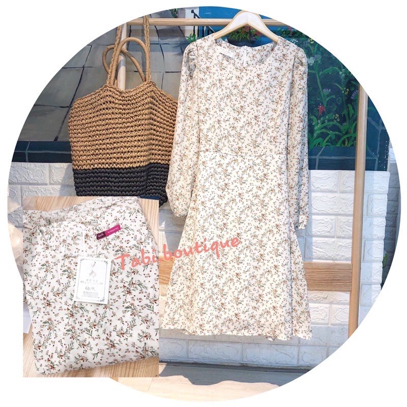 Váy babydoll hoa (ảnh thật/sẵn)