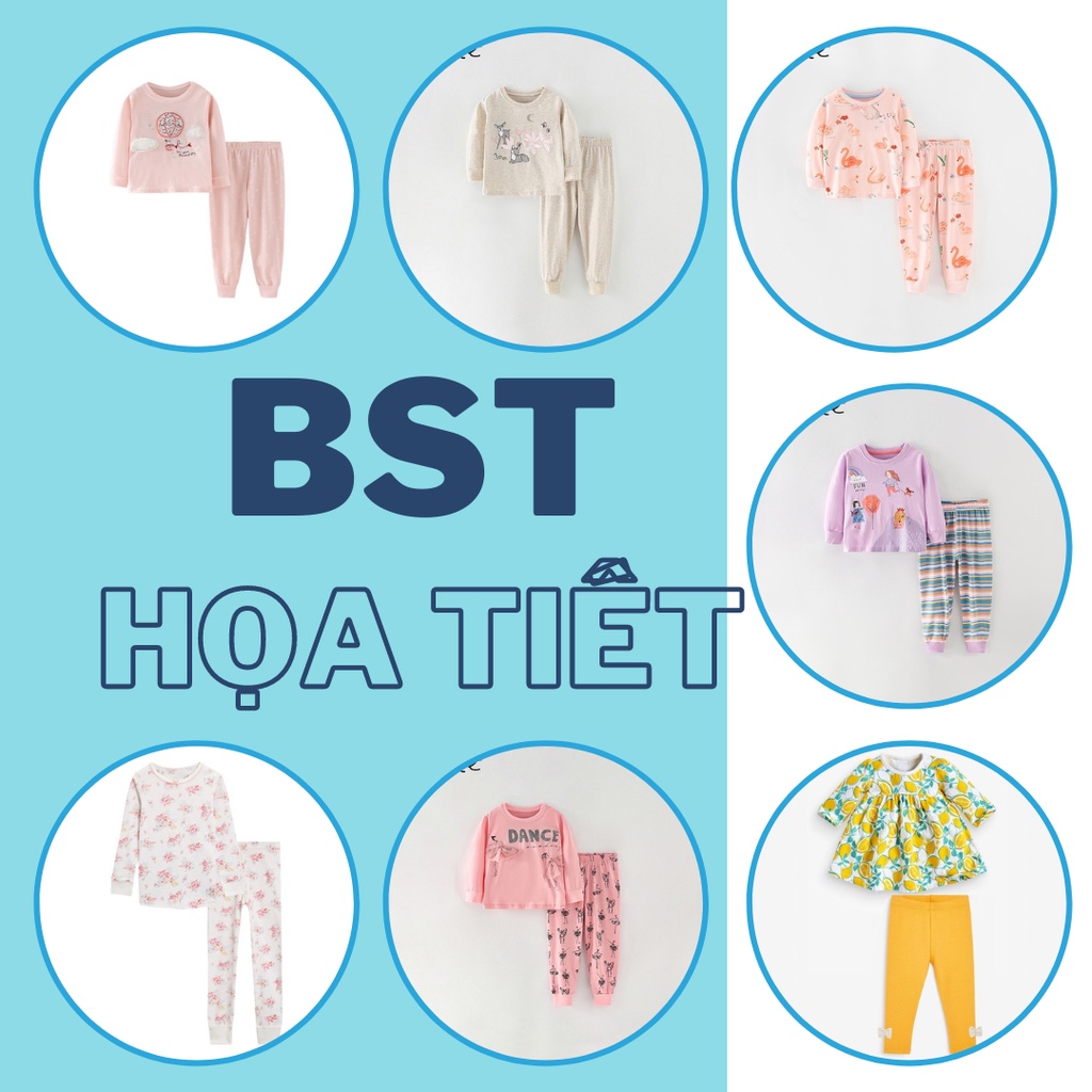 BST bộ cotton họa tiết Little Maven/Malwee cho bé gái 2-8 tuổi - Little Maven Official Store