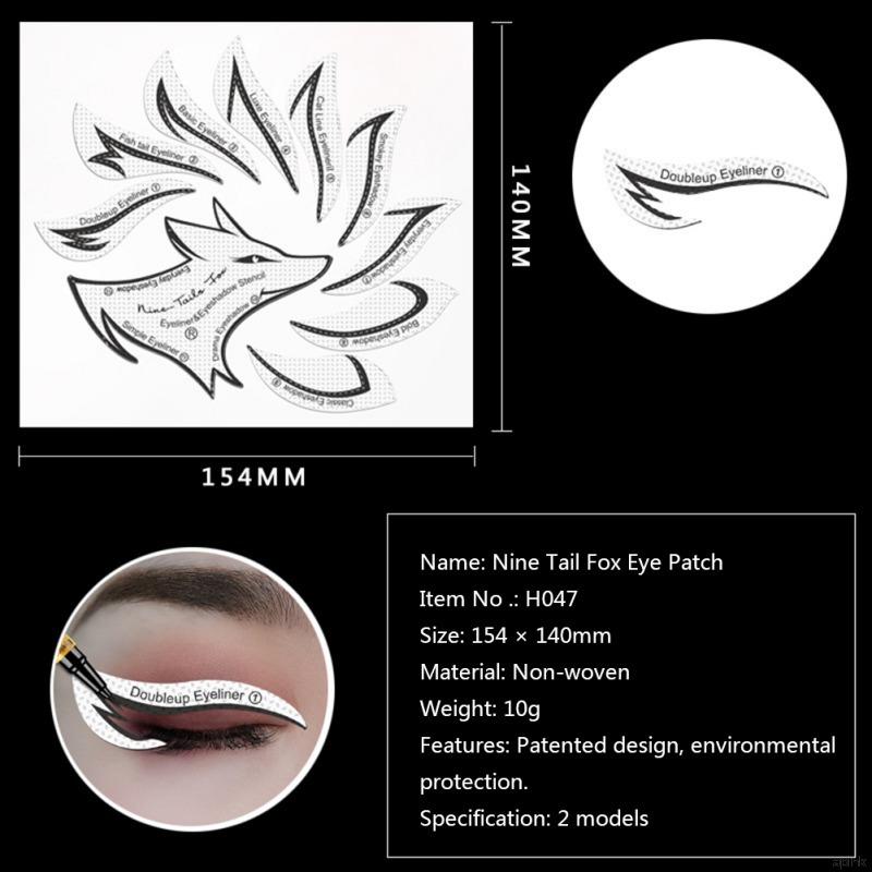 Khuôn tán phấn mắt và kẻ mắt độc đáo tiện dụng