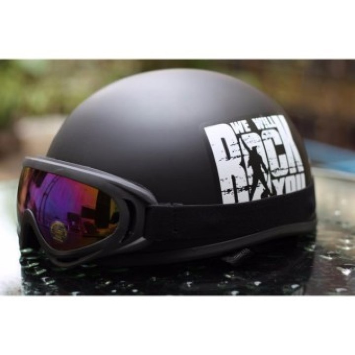 Combo mũ bảo hiểm 1/2 + Kính uv 400 siêu đẹp rẻ - đi phượt