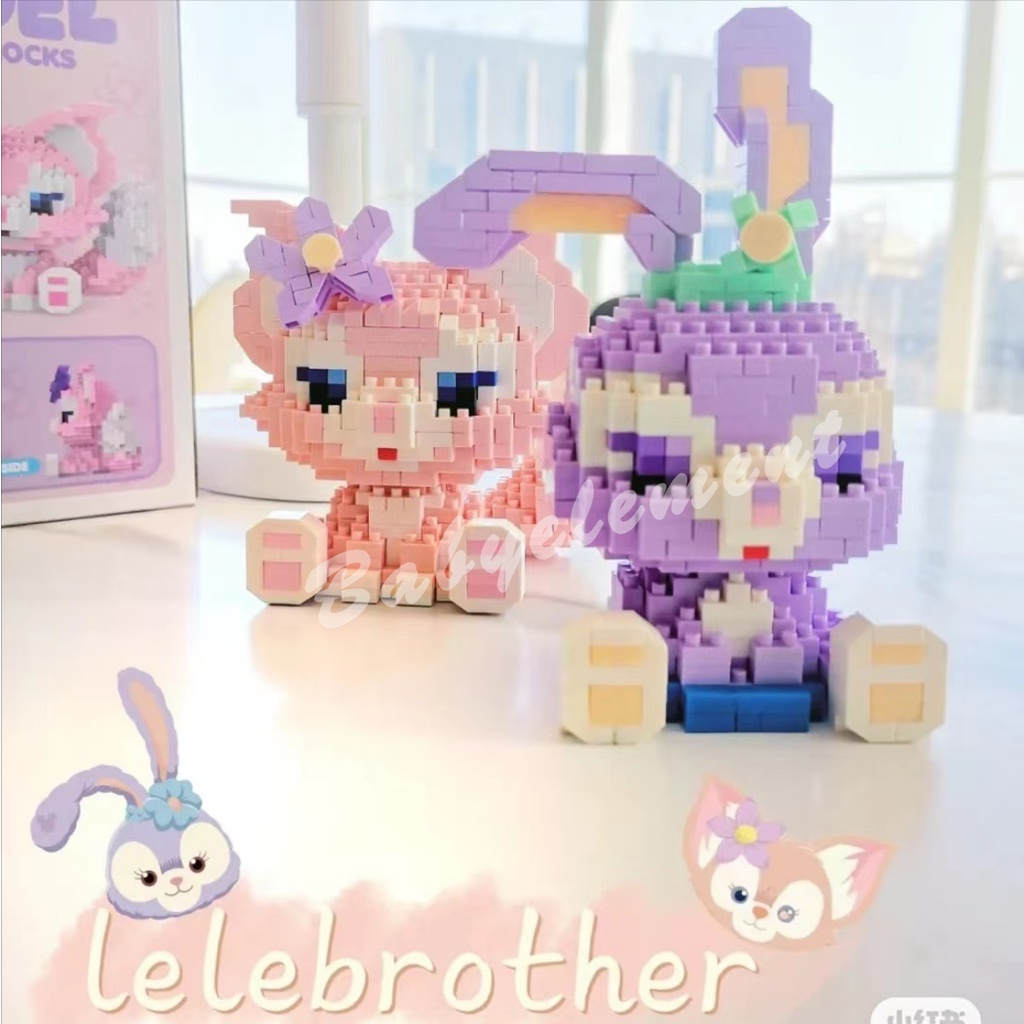 Disney Khối Xây Dựng LinaBell StellaLou Series Pop Búp Bê Triều Chơi Máy Tính Để Bàn Trang Trí Người Lớn Trẻ Em Quà Tặng Đồ Chơi