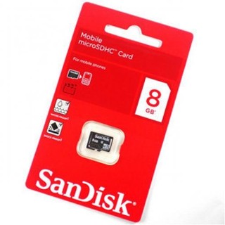 Thẻ Nhớ MicroSD 8Gb Sandisk Class 4