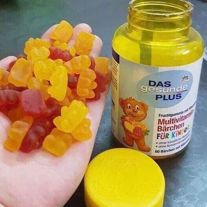 Kẹo gấu Mivolis bổ sung Multivitamin hộp 60 viên Hàng Đức
