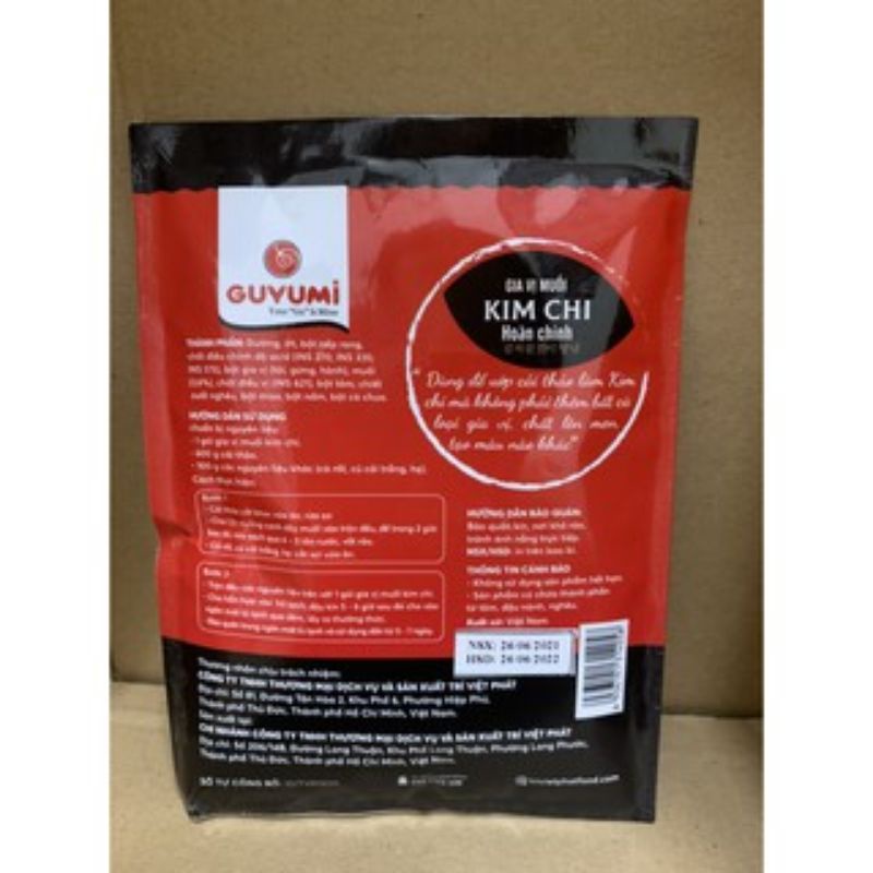 GIA VỊ MUỐI KIM CHI HOÀN CHỈNH 60G | BigBuy360 - bigbuy360.vn