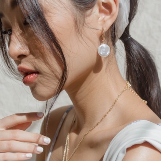 [ẢNH THẬT]Bông tai DEMI Hàn quốc✨Khuyên tai đính hạt Earings vintage phong cách Âu Mỹ