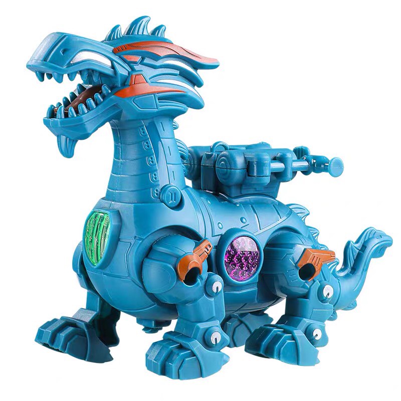 Khủng Long Đầu Rồng Chạy Pin Phát Nhạc Có Đèn Sáng