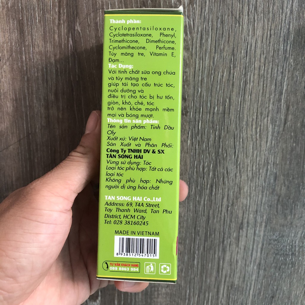 TINH DẦU DƯỠNG TÓC OLY WAKE UPCARE 100ML