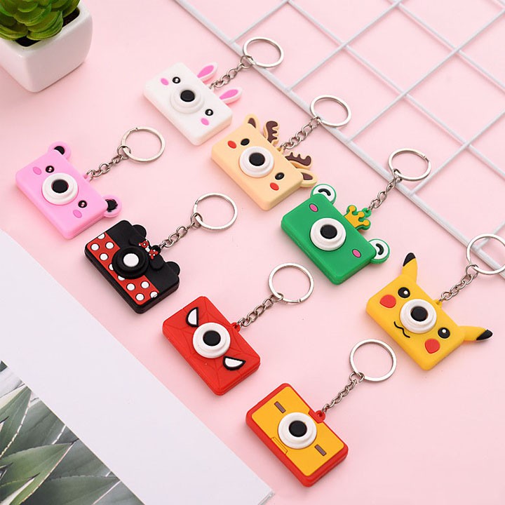 Móc khóa máy chụp hình cute MK14