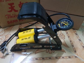 Bơm chân xe 2 ống xi lanh