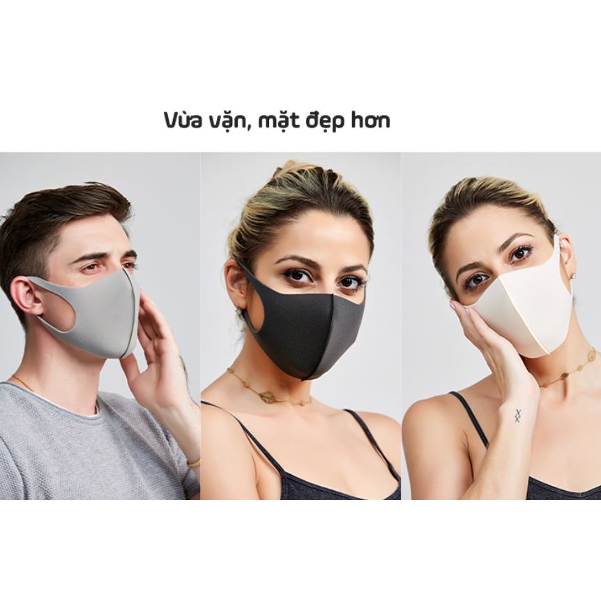 Khẩu trang SponDuct có van thở thông thoáng lọc khuẩn bụi bẩn tái sử dụng lâu dài #pitta mask | WebRaoVat - webraovat.net.vn