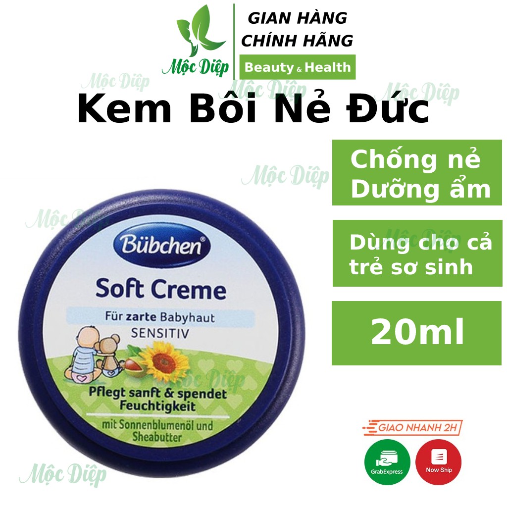 Kem nẻ Bubchen ❤️CHÍNH HÃNG Bubchen Đức ❤️giúp dưỡng ẩm da giảm kích ứng chống nẻ da, an toàn cho trẻ sơ sinh