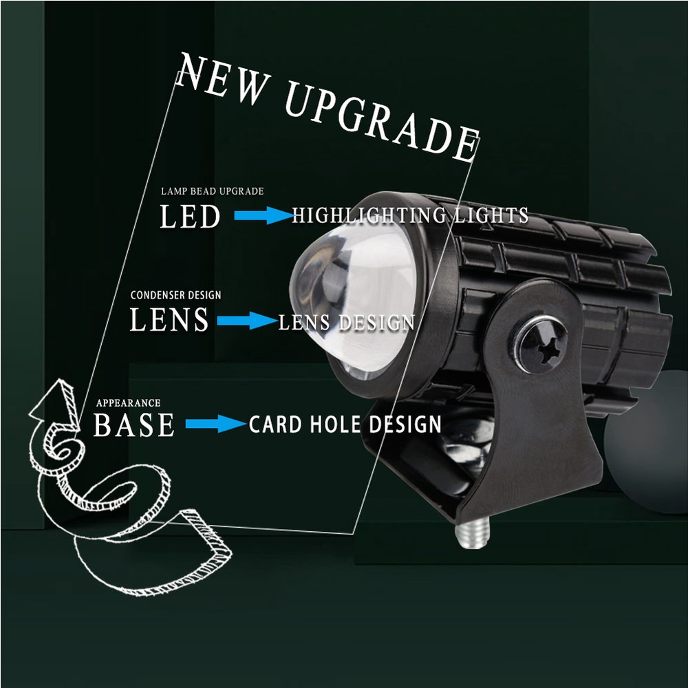 Đèn LED LYMOYO 12w siêu sáng chất lượng cao cho mô tô