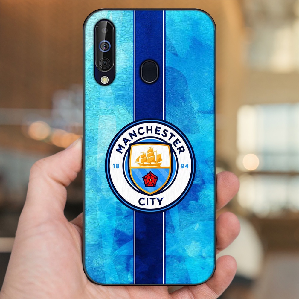 Ốp lưng Samsung A8s, A60, M30 viền đen in hình Manchester City MC