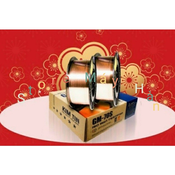 Dây hàn Mig 1kg dùng khí Size 0.8/0.9/1.0 GM-70S Kim Tín