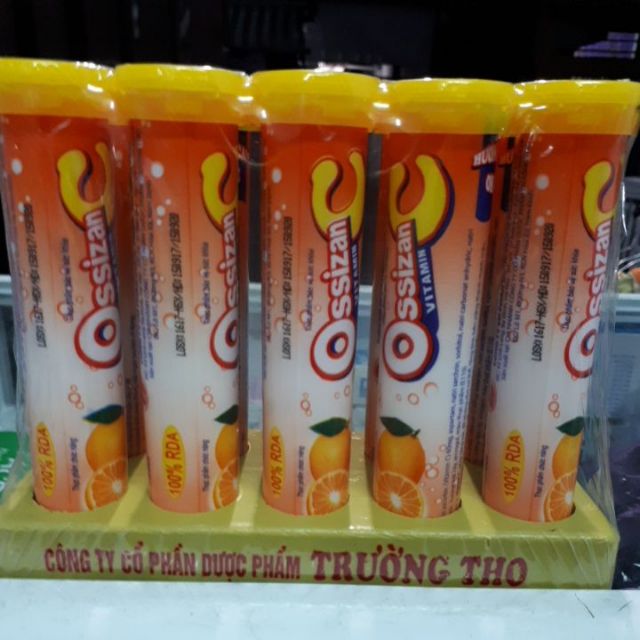 1 tuýp 20 viên sủi Ossizan C+ Multivitamin