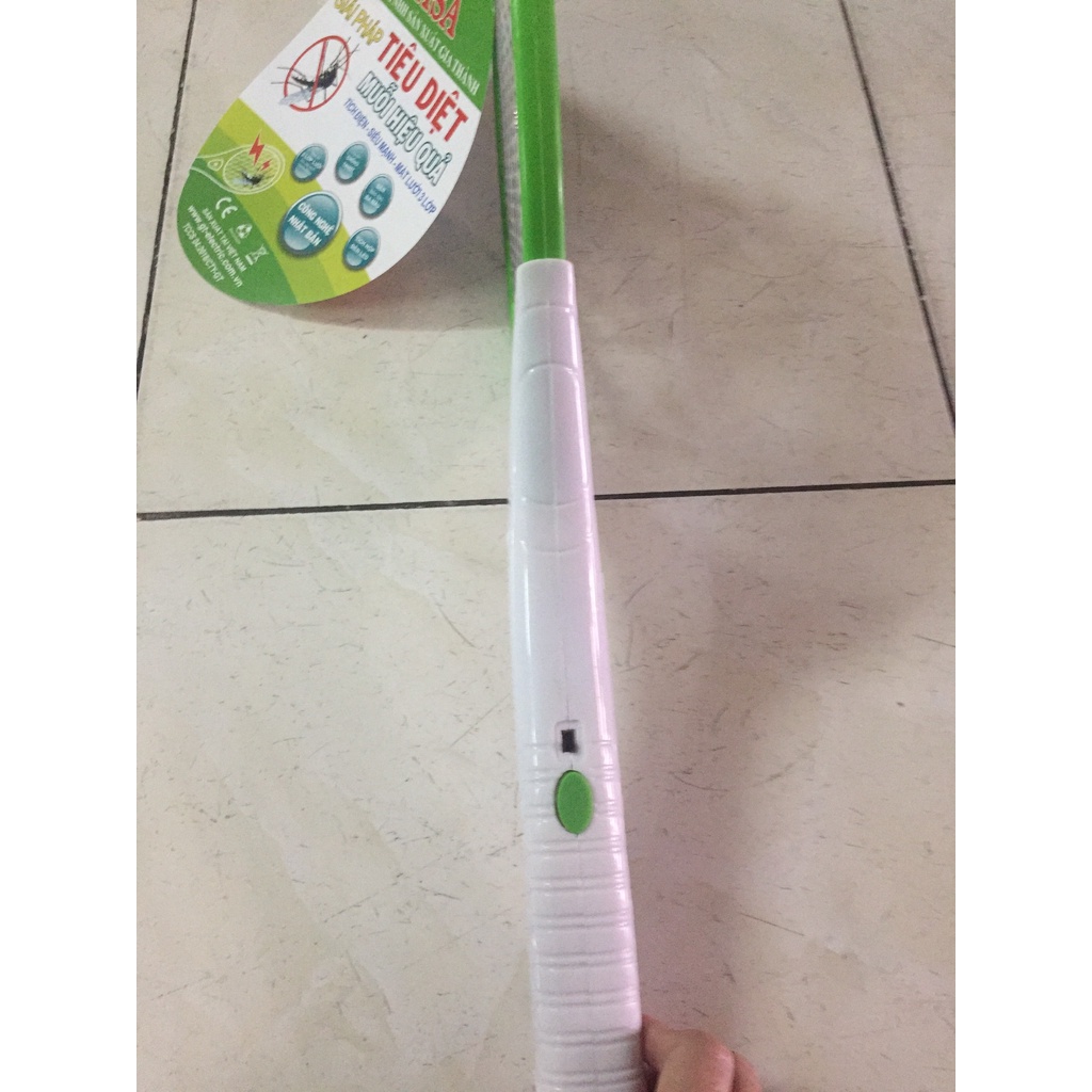Vợt diệt muỗi điện tử kèm đèn chiếu sáng