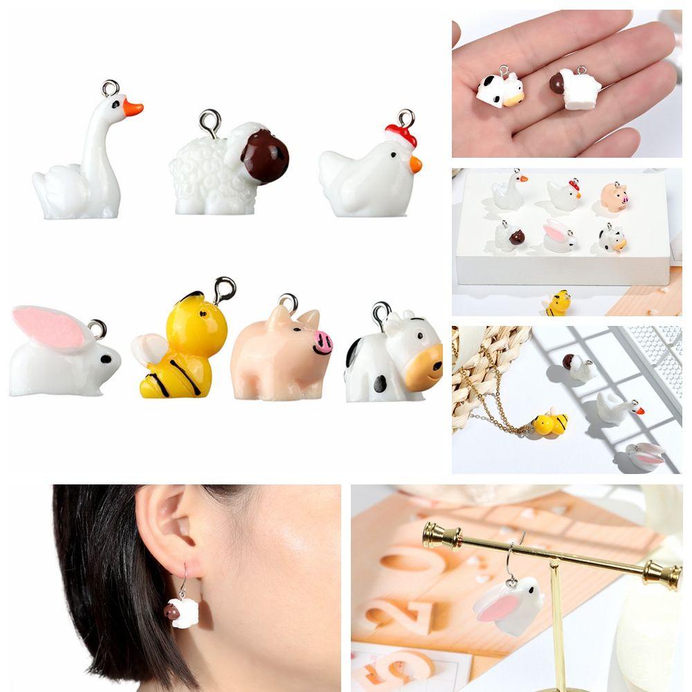 Set 10 Mặt Dây Chuyền Thủ Công Thời Trang Giáng Sinh