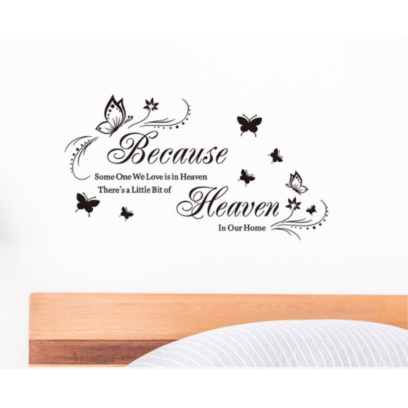 Decal trang trí tường - Chữ tiếng anh ý nghĩa