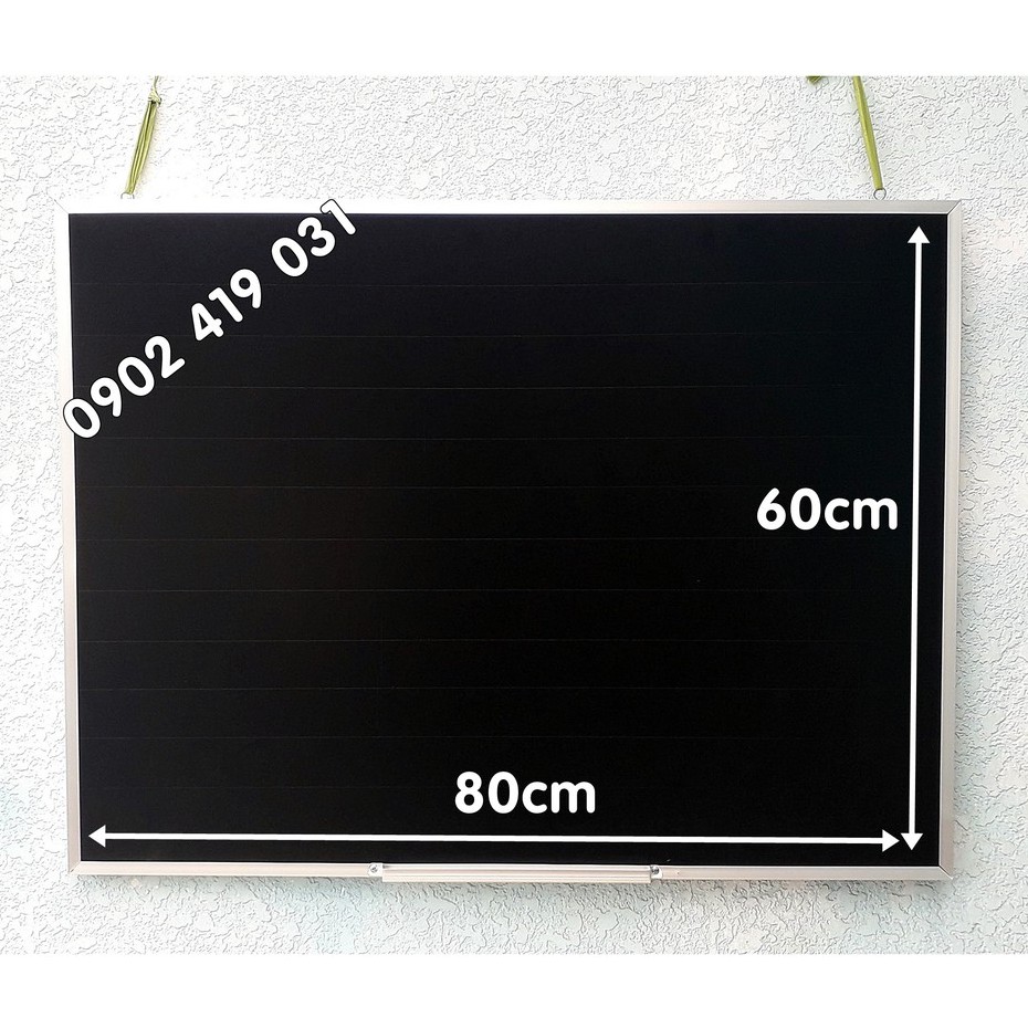 Bảng Đen Viết Phấn 60 x 80cm