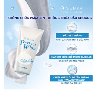 SỮA RỬA MẶT SENKA PERFECT WHITE CLAY