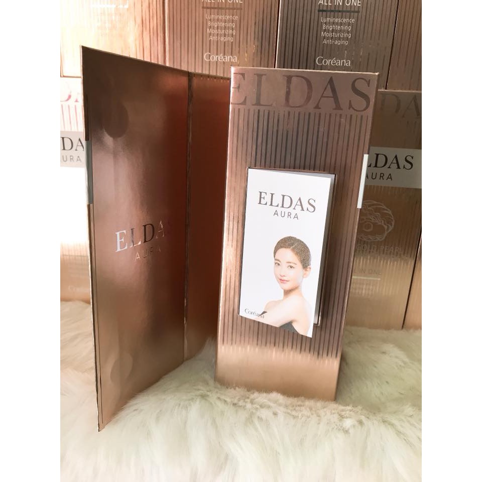 TINH CHẤT SERUM ELDAS AURA Shine Gold Pearl Premium Peptide (100ml/1chai)