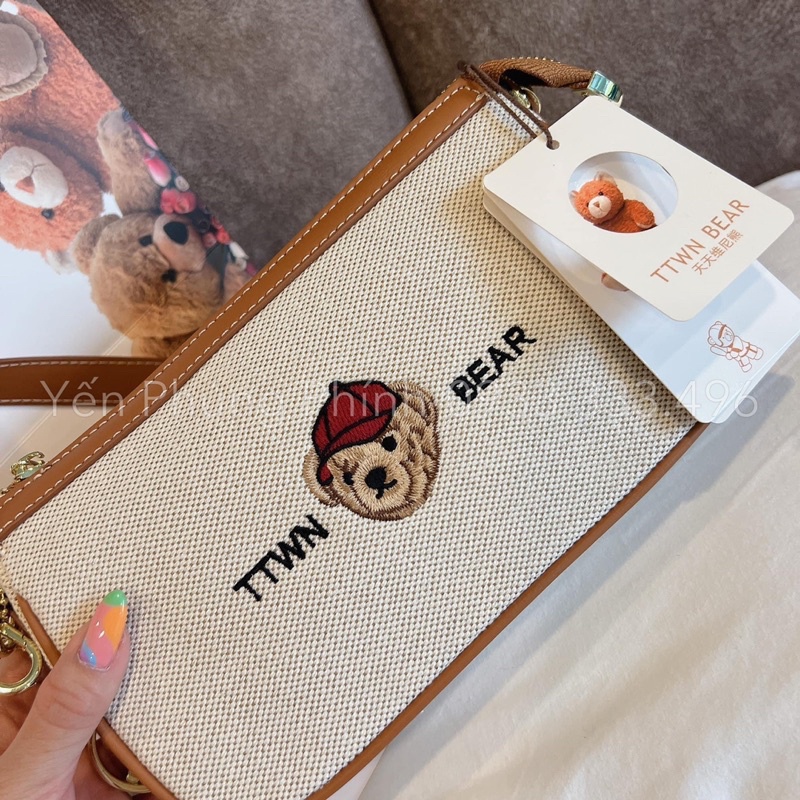 TÚI KẸP NÁCH KÈM DÂY ĐEO CHÉO NỮ TTWN BEAR 2390