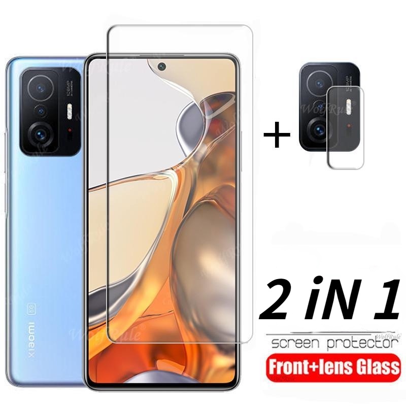 Miếng Kính Cường Lực Bảo Vệ Ống Kính Xiaomi 11T 11s 10s 9s 8 7 5 Pro Max 10C 9T 9A 9C 8A Poco M3 F3 X3 F4 X4 M4 GT Mi 11 Lite 10T 9T K20 Pro 2In 1