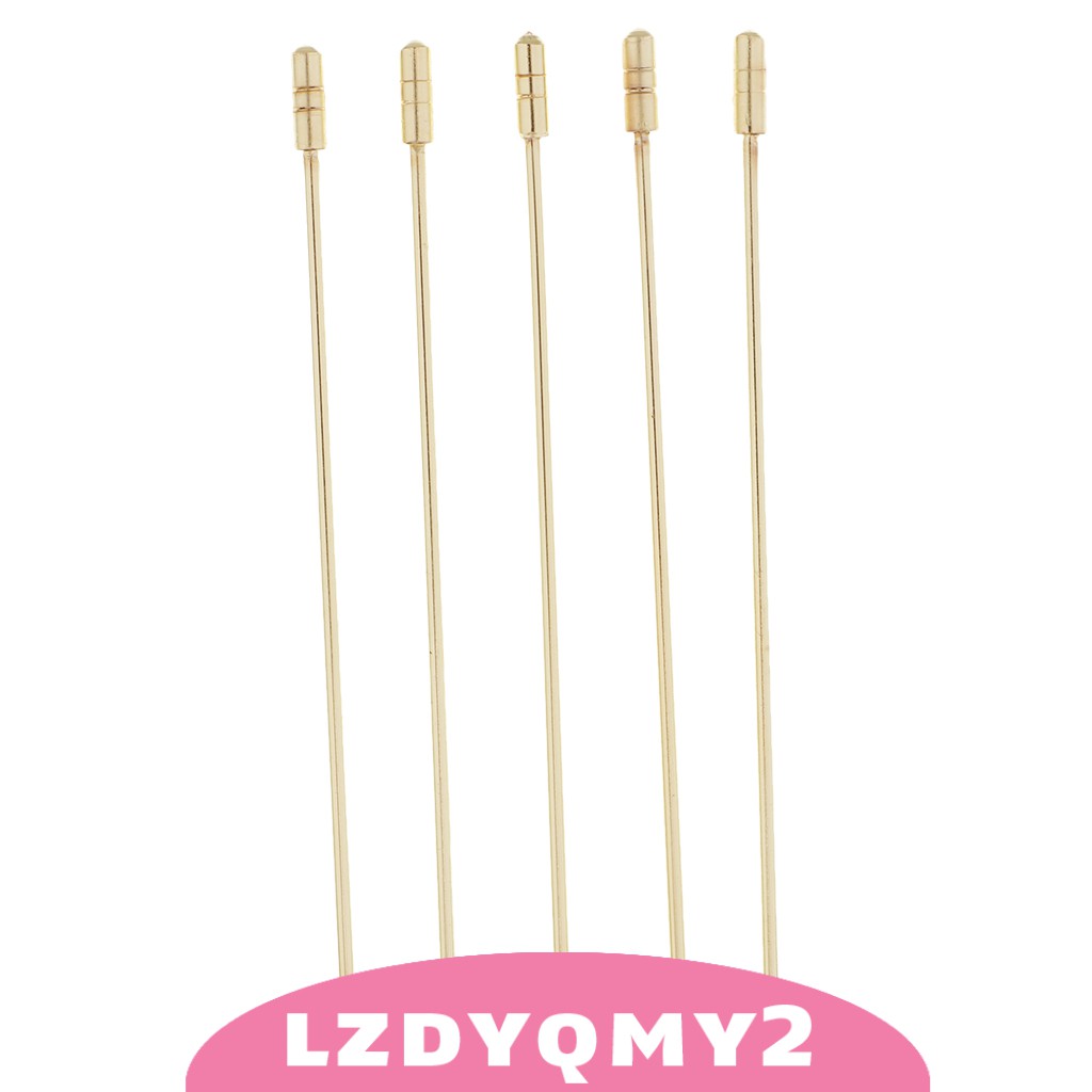 Set 5 Que Xiên Trái Cây Cocktail Bằng Thép Không Gỉ Nhiều Màu